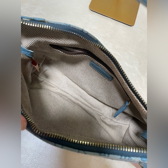 Dooney & Bourke Y2K 🧊RARE🧊 Vintage Light Blue Shoulder Bag - Picture 10 of 17